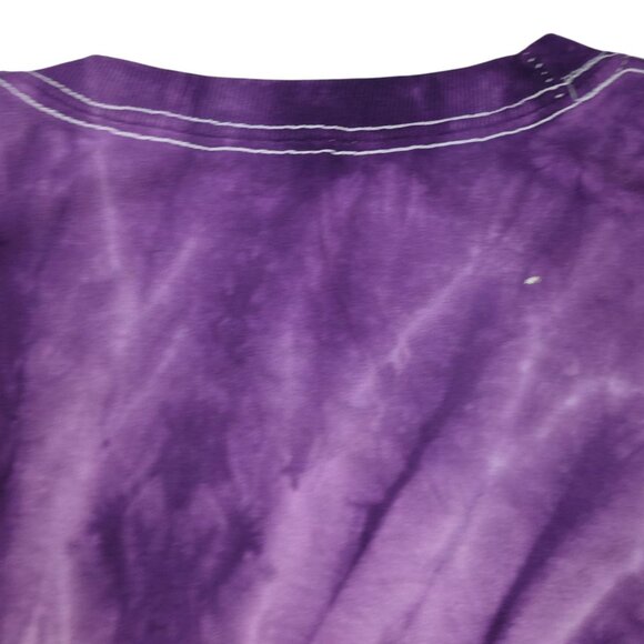 Mitchell & Ness Raptors NBO Hardwood Classics Purple Tie-Dye Men Size M - Picture 6 of 9
